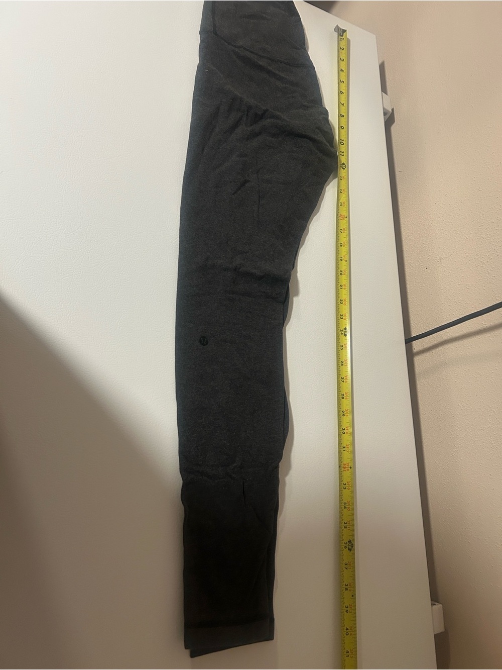 Lululemon women’s grey super soft leggings size 10 Black Athletic Jogger Pants